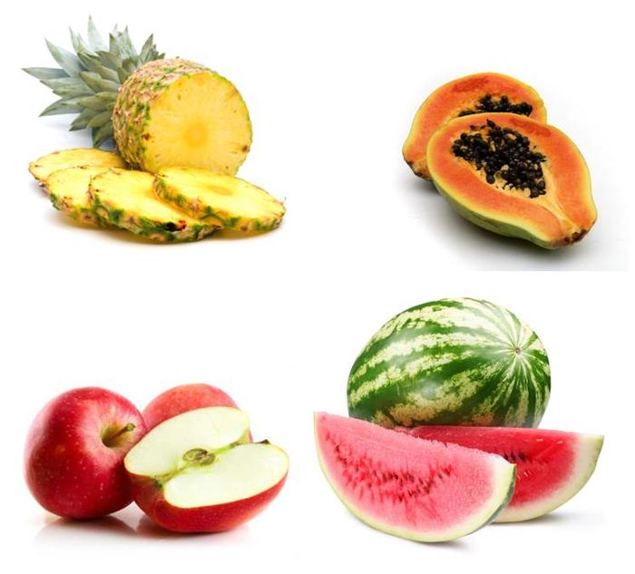 Frutas com médio a alto teor de frutose