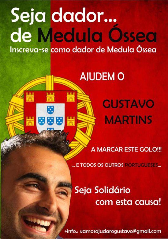 Doar medula óssea ao Gustavo Martins