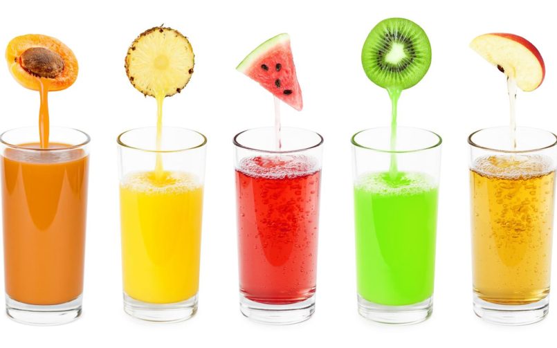 Fruit juices against the sun effects!